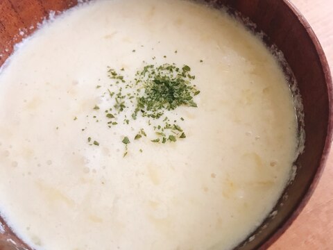 トロトロチーズの豆乳スープ